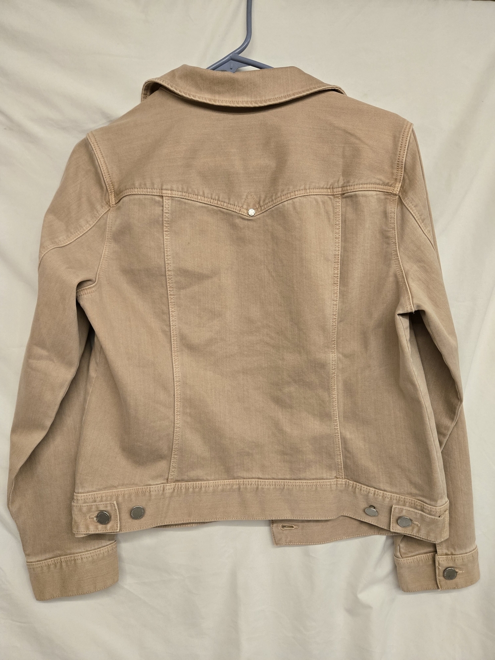 Liverpool Tan Denim Jacket for Women - Picture 2 of 7